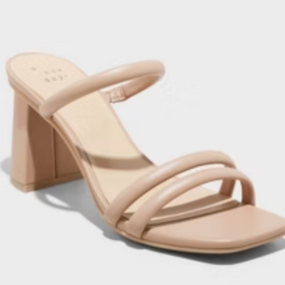 A New Day Stacey Mule Heels Size 10 WIDE